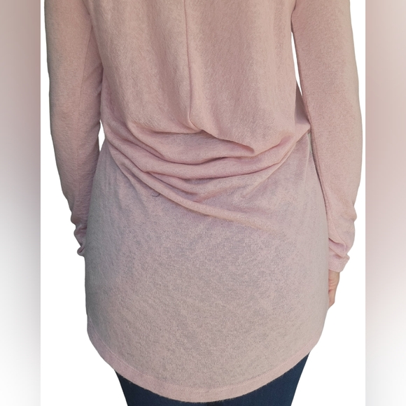 'Young at Heart' Pink Soft/stretch Shirt Long w/Ruching on Back Size Med NWT - Picture 5 of 12